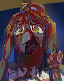 carrie_(film), konnestra, anthro, avian, beak