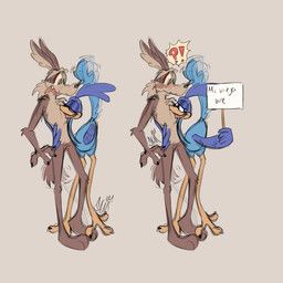 road_runner_(looney_tunes), wile_e._coyote, looney_tunes, warner_brothers, ikinsatoritendo