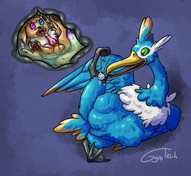meep_the_eevee, thunk_(gyro), nintendo, pokemon, gyrotech