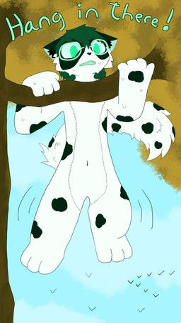 yume_(theyumeneko), hang_in_there, theyumeneko, ambiguous_gender, anthro