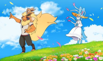 angel_(odeko-yma), felix_(odeko-yma), lucky_(odeko-yma), nintendo, pokemon