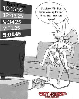 gamecube, nintendo, septenmber, waistbandbunny, anal