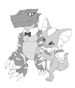 bandai_namco, digimon, phantom_phony, anthro, arm_hug