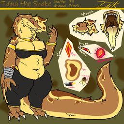 inkvore, anthro, bandage, big_breasts, blep