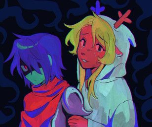 kris_dreemurr, noelle_holiday, deltarune, undertale_(series), goomyloid