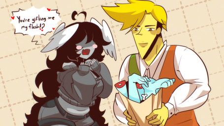 flowery_(deltarune), macie_(maciemacchi), vessel_(deltarune), deltarune, hot_yaoi_base