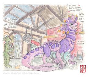 alexander_(drag'n_wash), drag'n_wash, gator_dragon_games, mythology, fennec_(artist)