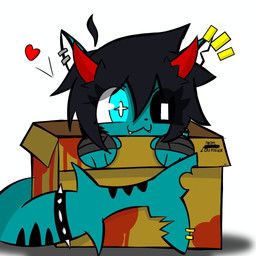 fan_character, alternative_fashion, android, anthro, aquatic