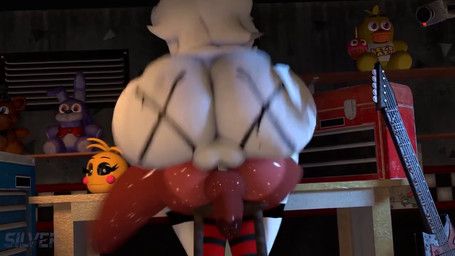 foxy_(fnaf), marie_(cryptiacurves), marionette_(fnaf), toy_chica_(fnaf), fazclaire's_nightclub