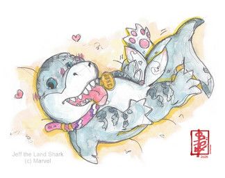 jeff_the_land_shark, marvel, marvel_rivals, nintendo, fennec_(artist)