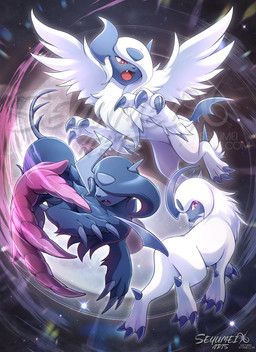 nintendo, pokemon, seyumei, absol, ambiguous_gender