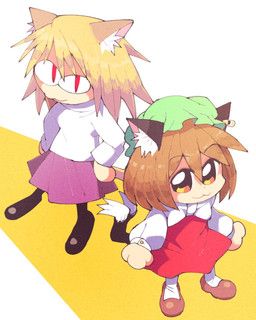 chen_(touhou), neco-arc, touhou, tsukihime, type-moon