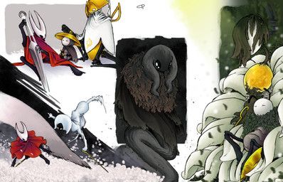 greyroot, hornet_(hollow_knight), lace_(hollow_knight:_silksong), nyleth, second_sentinel
