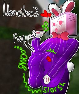 vee_(dandy's_world), blushcrunch_studio, dandy's_world, idonutno3, anthro