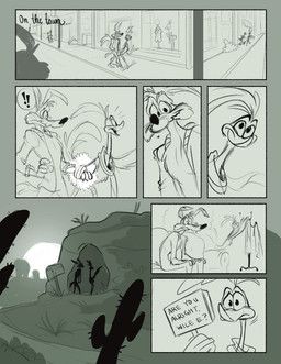 road_runner_(looney_tunes), wile_e._coyote, looney_tunes, warner_brothers, ghostygriff