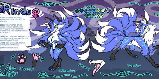 blizzate, 9_tails, animal_genitalia, animal_vulva, anthro
