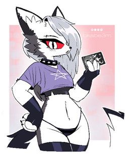 loona_(helluva_boss), hellaverse, helluva_boss, bikabe3m, anthro