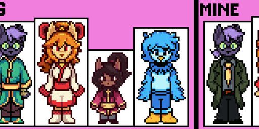 ceroba_ketsukane, chujin_ketsukane, kanako_ketsukane, martlet_(undertale_yellow), undertale_(series)