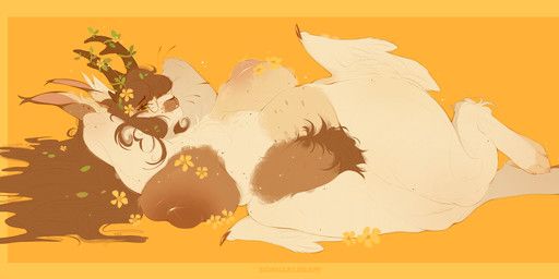 bunna_(bunillacream), bunillacream, accessory, anthro, antlers