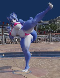 krystal_(star_fox), nintendo, star_fox, king_of_milking, anthro