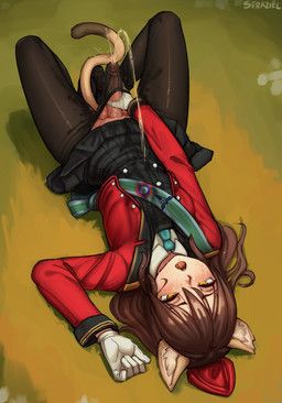 seraziel, accessory, animal_humanoid, balls, big_penis