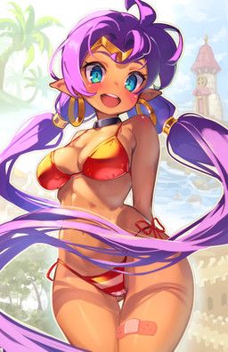 shantae, shantae_(series), wayforward, life_is_pi, band-aid