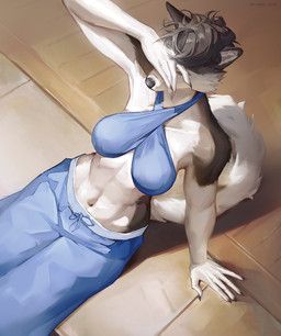 keru_(slither), mcrepsi, alaskan_malamute, anthro, athletic