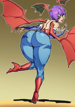 lilith_aensland, capcom, darkstalkers, saltbutt1, armwear