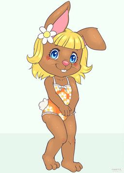 maverick, accessory, anthro, biped, blonde_hair
