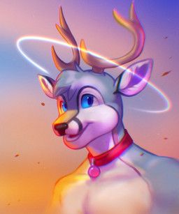 jaiy, haruspexhare, anthro, antlers, black_body