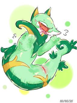 nintendo, pokemon, craoluck, 4_fingers, animal_genitalia
