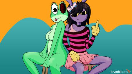 gooseworx's_post-transition_jax_design, jax_(tadc), ribbit_(tadc), glitch_productions, the_amazing_digital_circus