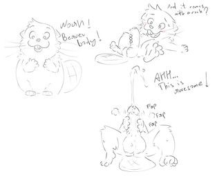 mabel_tanaka, hoppers_(disney), alleydraws, anthro, beaver