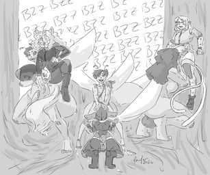 fan_character, trials_in_tainted_space, paraparo, against_natural_surface, against_surface