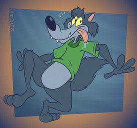 wolf_(wolf_and_gopher), teletoon, wolf_and_gopher, gavanzude, 3_toes