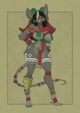 plaguey_(yawg), warhammer_(franchise), yawg, anthro, big_breasts