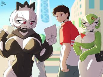 yugo's_gardevoir, yugo_(pokemon), distracted_boyfriend, nintendo, palworld