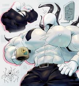 slenderman, creepypasta, its_coldpizza, 5_fingers, abs