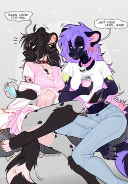 misha_(lgag006k043), nicole_(lgag006k043), monster_energy, lgag006k043_(artist), anthro