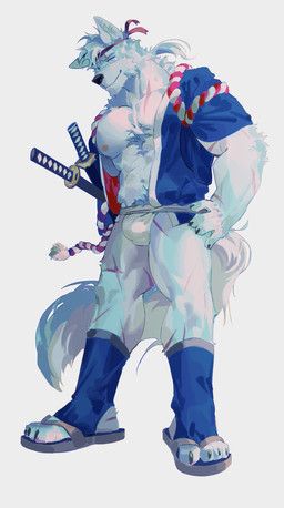 seatohao, abs, accessory, anthro, asian_clothing