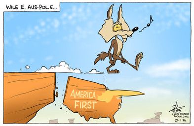 donald_trump, wile_e._coyote, looney_tunes, warner_brothers, david_pope