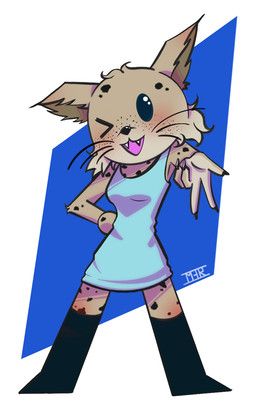 lynx_(monstergirlreality), monstergirlreality, 5_fingers, anthro, arm_tuft