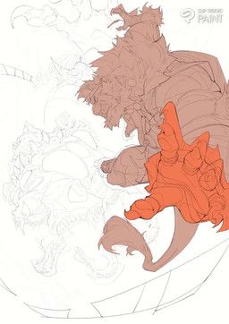 wintercat_(dainekokaito), chiayeeee, 3_heads, 5_fingers, abs