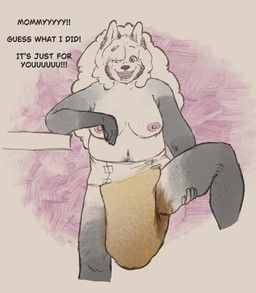 pampermousse, anthro, bodily_fluids, body_hair, breasts