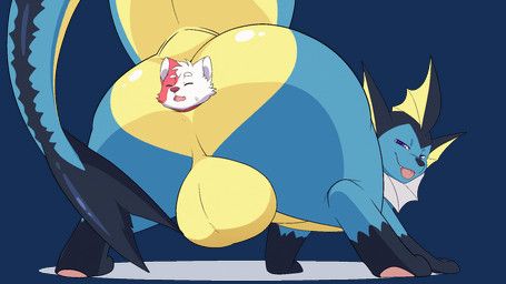 liam_the_vaporeon, nintendo, pokemon, nikkibunn, abdominal_bulge