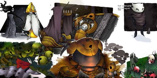 bell_beast, forge_daughter, hornet_(hollow_knight), phantom_(hollow_knight:_silksong), second_sentinel