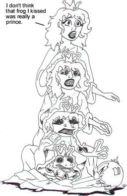 the_frog_prince, glassthorn, all_fours, amphibian, breasts_shrinking