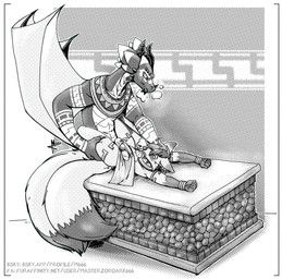 european_mythology, mythology, masterzoroark666, bottomwear, canid