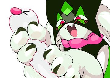 nintendo, pokemon, meowscaradameow, 3_fingers, ambiguous_gender