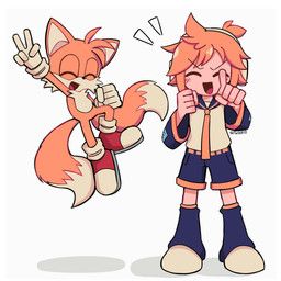kagamine_len, miles_prower, sega, sonic_the_hedgehog_(series), vocaloid